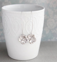 Load image into Gallery viewer, Dogwood Flower Dangles - Gold or Silver