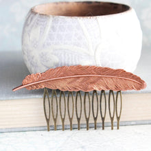 Load image into Gallery viewer, Feather Comb - Copper