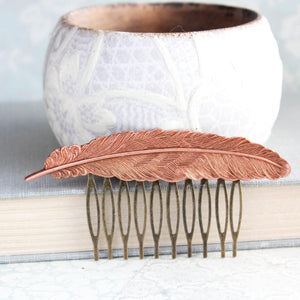 Feather Comb - Copper