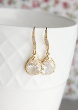 Load image into Gallery viewer, Sparkle Drop Earrings - Clear