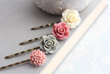 Load image into Gallery viewer, Rose Bobby Pins - BP1015