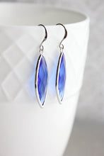 Load image into Gallery viewer, Marquis Drop Earrings - Cobalt