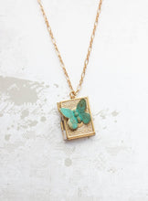 Load image into Gallery viewer, Butterfly Book Locket