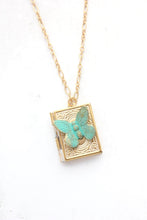 Load image into Gallery viewer, Butterfly Book Locket