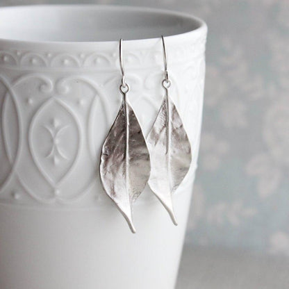 Long Curled Leaf Earrings (3 styles)