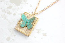 Load image into Gallery viewer, Butterfly Book Locket