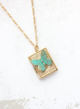 Load image into Gallery viewer, Butterfly Book Locket