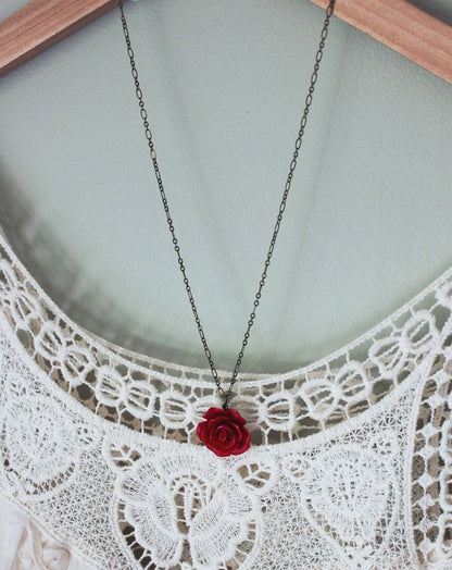 Red Rose Necklace