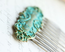 Load image into Gallery viewer, Verdigris Patina Comb