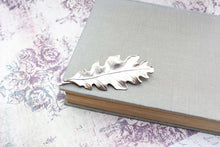 Load image into Gallery viewer, Silver Oak Leaf Bobby Pin