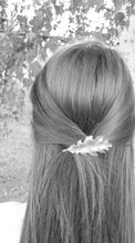 Load image into Gallery viewer, Silver Oak Leaf Bobby Pin