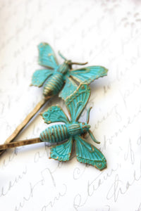Butterfly Bobby Pins - 2 pieces