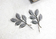 Load image into Gallery viewer, Branch Bobby Pins - Antiqued Silver (2 pin set)