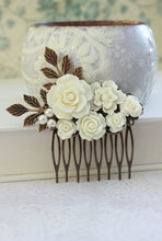 Load image into Gallery viewer, Floral Bridal Hair Comb - C2020