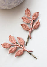 Load image into Gallery viewer, Copper Branch Bobby Pins - 2 PC