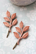 Load image into Gallery viewer, Copper Branch Bobby Pins - 2 PC