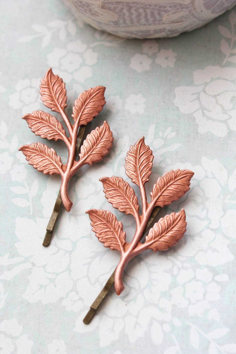 Copper Branch Bobby Pins - 2 PC