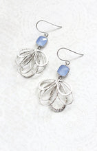 Load image into Gallery viewer, Gold Loop Earrings - Periwinkle
