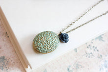 Load image into Gallery viewer, Locket Necklace - Sage Green