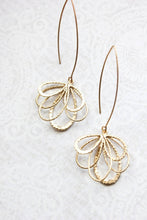 Load image into Gallery viewer, Gold Loops - Long Dangles