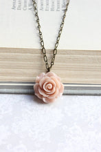 Load image into Gallery viewer, Dusty Blush Rose Necklace