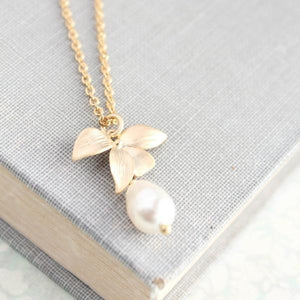 Bridemaids Jewelry - Orchid Pendant
