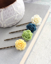 Load image into Gallery viewer, Rose Bobby Pins - BP1211