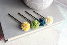 Load image into Gallery viewer, Rose Bobby Pins - BP1211